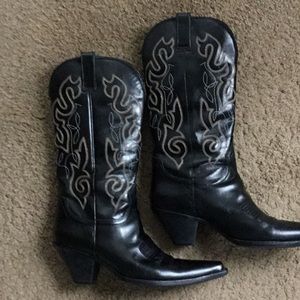 Leather Cowboy Boots